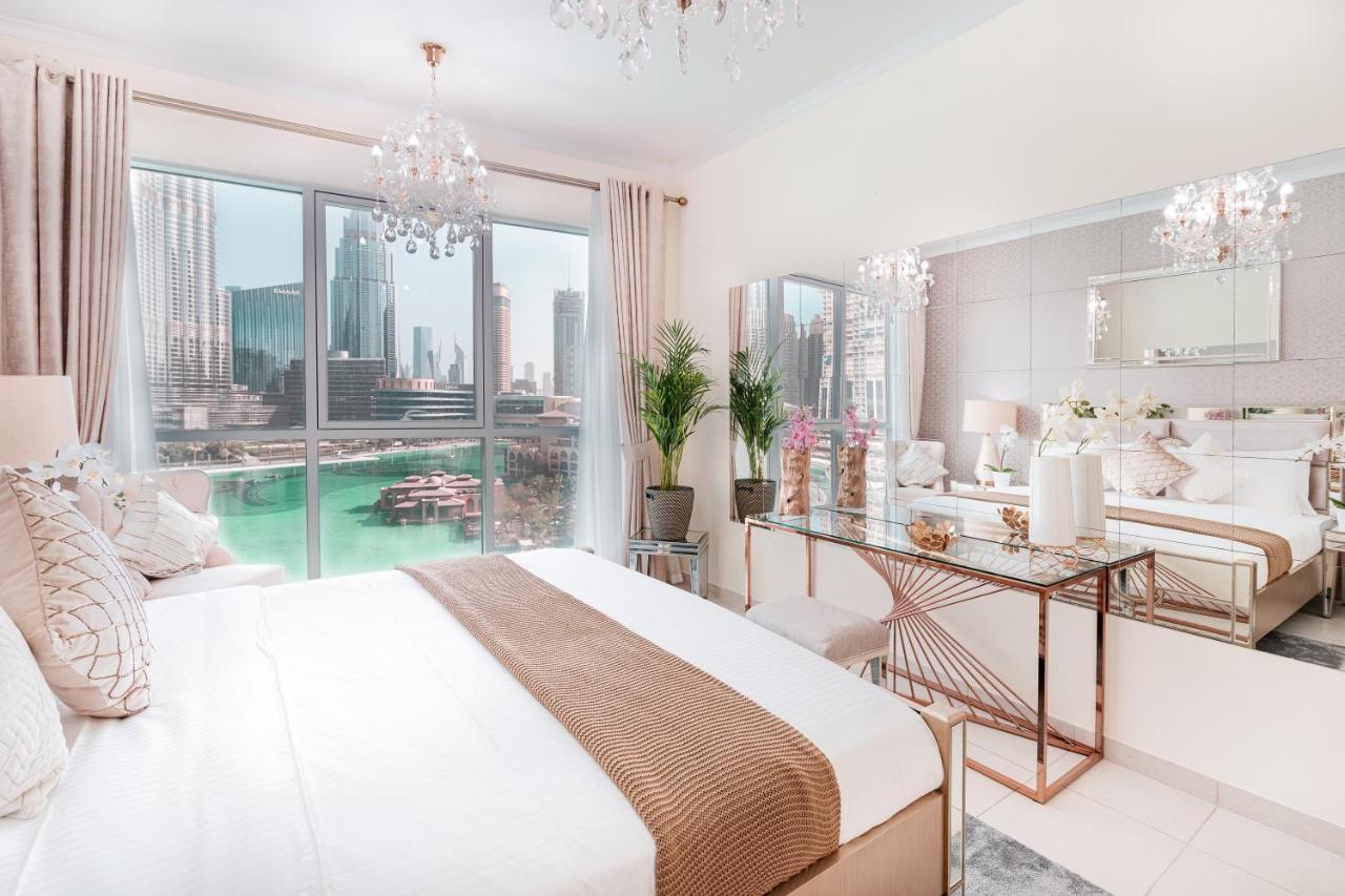 Elite Royal Apartment - Full Burj Khalifa & Fountain View - Brilliant - 2 Bedrooms & 1 Open Bedroom Without Partition Dubai Buitenkant foto