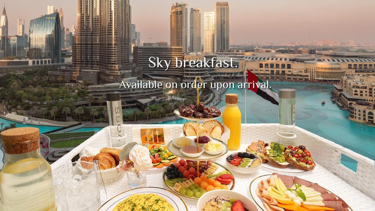 Elite Royal Apartment - Full Burj Khalifa & Fountain View - Brilliant - 2 Bedrooms & 1 Open Bedroom Without Partition Dubai Buitenkant foto